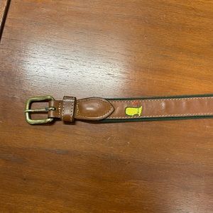 Augusta National Masters Leather Belt. Size 38
